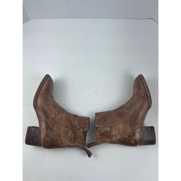 Bedstu Merryli Boots Women’s Size 7.5 Rustic Tan Leather - Picture 5 of 7
